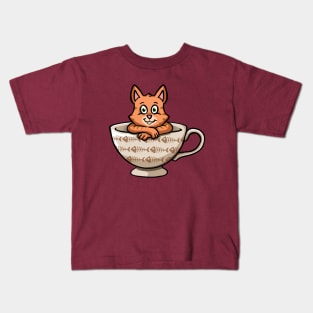 Cup of Kitty Kids T-Shirt